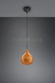 Sprout sospensione in sisal colore naturale d. 18cm 1 luce attacco ...