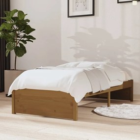 Giroletto Senza Materaso Ambra İn Legno Massello 75x190 Cm /
