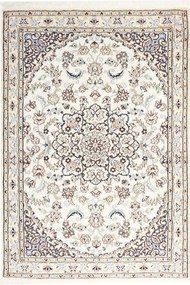 Nain Tappeto 100x150 Beige (Iran) Annodato A Mano