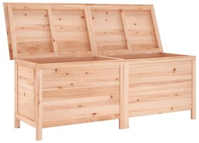 Contenitore da giardino 150x50x56,5 cm legno massello di abete