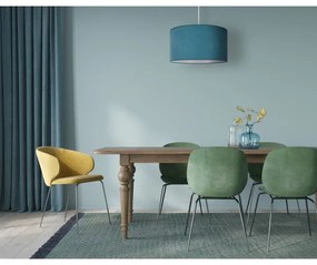 Duolla - Lampadario a sospensione con filo BRISTOL 1xE27/40W/230V diametro 45 cm turchese