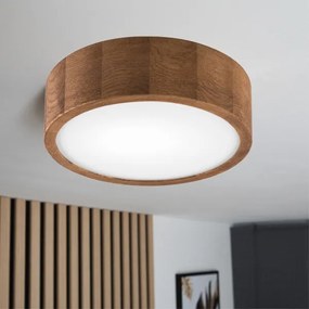 Brilagi - Lampada LED da soffitto CARVALHO 1xE27/60W/230V quercia ciliegio ø27 c