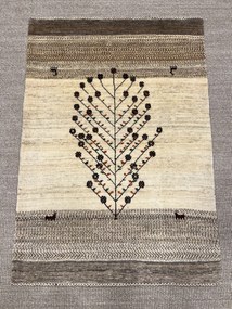 Loribaft Tappeto 90 x 120 Beige (Iran) Annodato A Mano