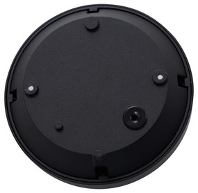 Lampada da parete per esterni nera rotonda IP65 - Target