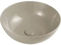 Lavabo da appoggio a ciotola 38,5 cm sabbia in ceramica | Espeon