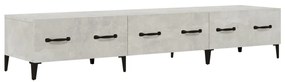 Mobile Porta TV Grigio Cemento 150x34,5x30 cm Legno Multistrato