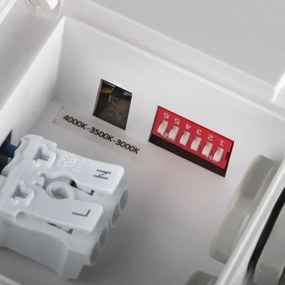 Kanlux 38775 - Lampada LED da esterno con sensore BENO 12/18W/230V 3000/3500/4000K IP65 bianco