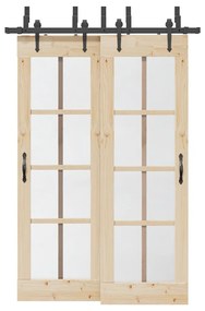 Kit Di Binari Per Porte Scorrevoli 152,5 Cm Acciaio Nero /