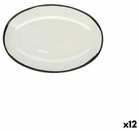 Vassoio per aperitivi Ariane Vital Filo Ceramica Bianco Ø 26 cm (12 Unità)