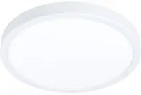 Plafoniera Moderna Fueva 5 Acciaio Bianco Led Integrato 20,5W 3000K Ip44