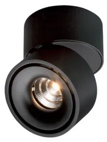 Easy W100 LED Faretto con Entrata Cavo 10W Nero - Antidark