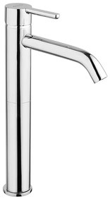 Miscelatore lavabo tipo alto Jacuzzi   rubinetteria Sunset ottone cromato per piletta click clack 0SU00493JA01