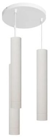 LED Lampadario a sospensione con filo TUBA 3xGU10/4,8W/230V bianco