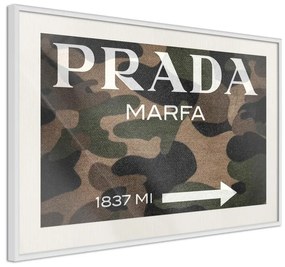 Poster  Prada (Camo)  Cornice Quadri Cornice d'oro, Larghezza x Altezza Home decor 30x20