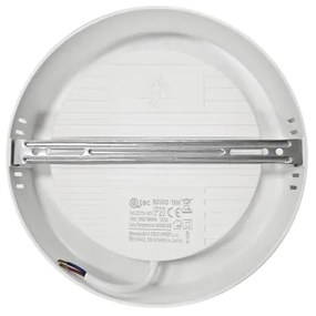 Plafoniera LED ROUND LED/18W/230V 4000K diametro 21,5 cm bianco