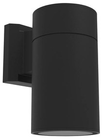 Applique Cilindrica Monodirezionale XL IP54 Base E27 - Nera