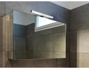 Lampada a LED per specchio da bagno 8W/230V 30 cm IP44 nero