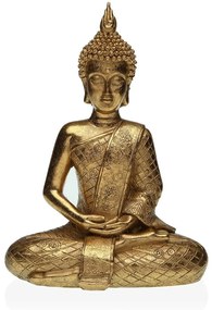 Statua Decorativa Versa Dorato Buddha 12 x 29 x 21 cm Resina