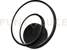 Oz applique a parete led smd 26 w on-off 2450 lm 2700 k nero