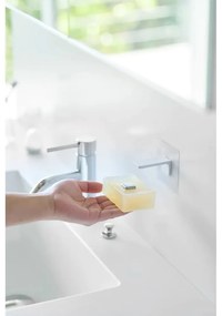 Porta dispenser per sapone bianco autoportante magnetico in plastica Film Hook - YAMAZAKI