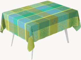 Tovaglia jacquard con rivestimento in acrilico Mille Rainures Atoll