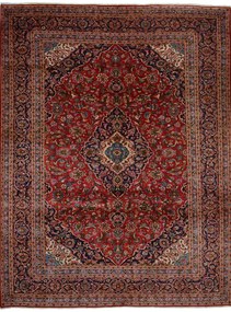 Kashan Tappeto persiano 300 x 390 Rosso (Iran) Annodato A Mano