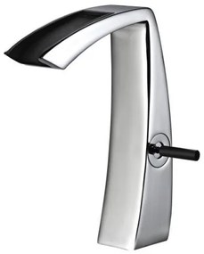 Treemme Archè IT2427CCELZZ miscelatore monocomando lavabo medio 180mm con flusso a cascata cromo