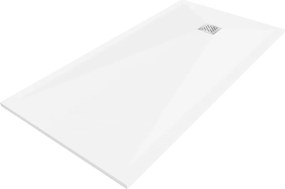 Mexen Stone+ piatto doccia rettangolare in composito 200 x 80 cm, bianco - 44108020