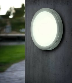 Plafoniera Vento LED  in inox, grigio, 11W 950LM IP44 EGLO