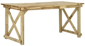 Tavolo da Giardino 160x79x75 cm in Legno