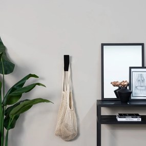 Gancio da parete nero in acciaio Angle – Spinder Design