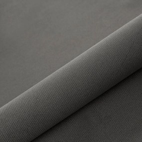 Letto matrimoniale imbottito grigio scuro con contenitore e rete inclusi 140x200 cm Solvo – Maison de Rêve