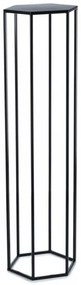 Portafiori 100x24 cm nero