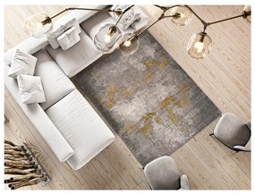 Tappeto grigio , 200 x 290 cm Mesina Mustard - Universal