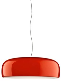 Flos Smithfield Suspension Lampada 60 cm a Sospensione e luce diretta in alluminio Rosso