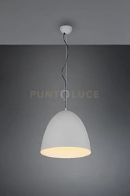 Tilda sospensione metallo cupola grigia d.40cm  1 luce attacco e27