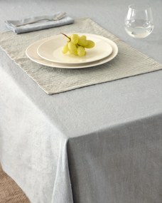 Kave Home - Set Gaia di 2 individuali in cotone e lino verde 35 x 50 cm