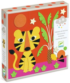 Collage di feltro - dalla natura