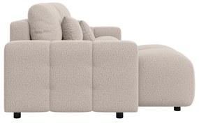 Divano angolare beige allungabile (con composizione variabile) Luki – Ropez