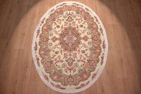 Tabriz Tappeto persiano 140x200 (Iran) Annodato A Mano