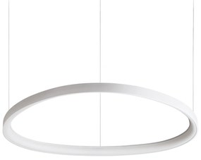 Lampadario A Sospensione Contemporaneo Gemini Metallo Bianco Led 55W 3000K Ip20