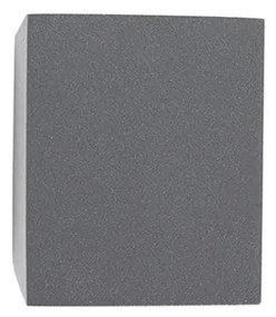 Lampada da parete smart nera con WiFi GU10 IP44 - Baleno