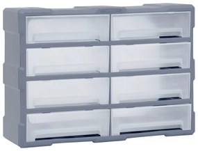 Mobile Contenitore Con 8 Cassetti Grandi 52x16x37 Cm /