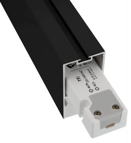 Profilo Lineare Nero a Sospensione in Alluminio per Striscia LED 1m e 2m Variante Lunghezza 2 Metri