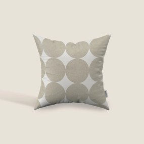 Dot cuscini geometrici disponibile in diversi colori in tessuto Idrorepellente beige