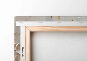 Quadro su tela – Albero dorato con fiori
