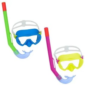 Bestway Set Maschera e Tubo Junior Valvola di Purga +7 Anni Colore Assortito Piscina 24032