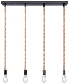 Globo 69029-4H - Lampadario a sospensione con filo ULLEU 4xE27/60W/230V