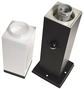 Lampada esterna SOPPA con sensore 1xE27/60W/230V IP44 45 cm nera