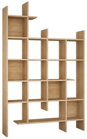 Libreria colore naturale in rovere 122x188 cm Manco - Kalune Design